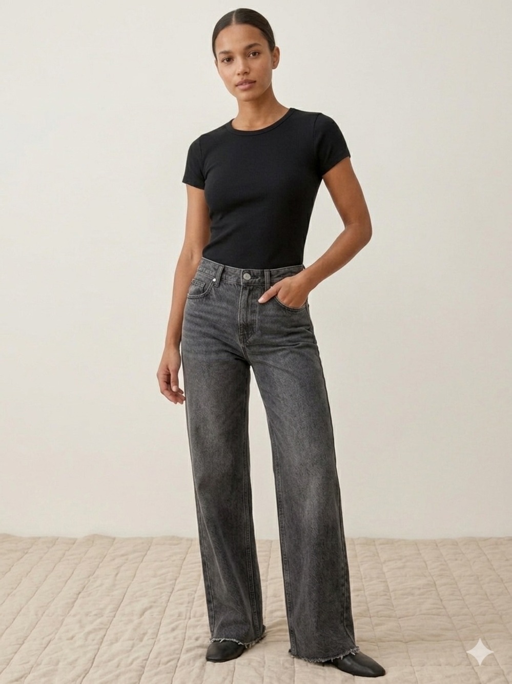 American Eagle Outfitters Black Jeans 6 long